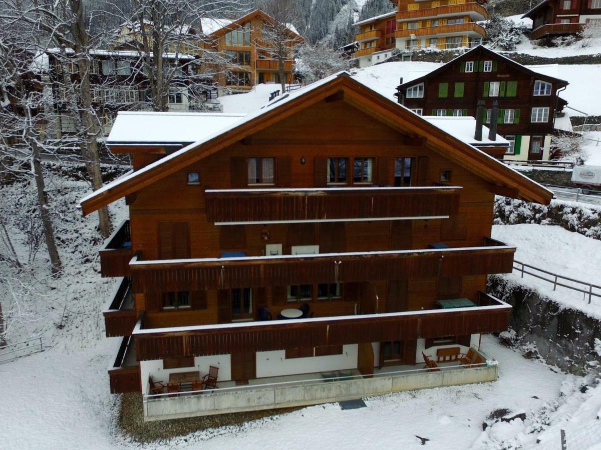 Roossi-Huus 3 Lägenhet Wengen Exteriör bild