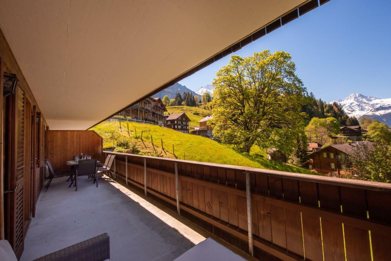 Roossi-Huus 3 Lägenhet Wengen Exteriör bild